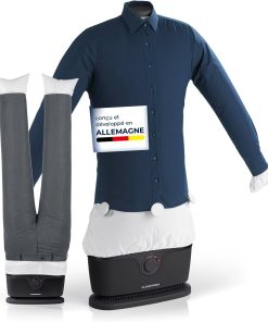 CLEANmaxx Appareil de repassage automatique de chemises PRO avec accessoire pour pantalons | Remplace le fer à repasser, le défroisseur vapeur et le steamer | Idéal pour des chemises & pantalons