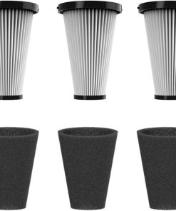 Vexilar Pack de 3 Filtres HEPA, Compatible avec l'Aspirateur Balai avec Fil C8