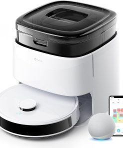 Lefant M3 Robot Aspirateur Laveur 12 000 Pa, Station Multifonctionnelle, Double Serpillière Rotative 200 TR/Min, Navigation dToF, Évitement d'obstacles PSD, 220min, 30 réglages de Niveau d'eau